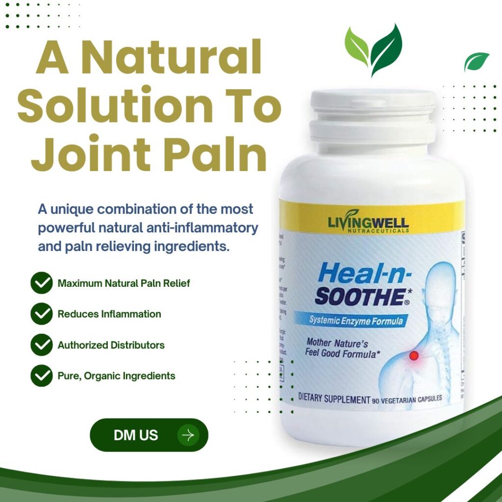 Joint Pain Inflammation Natural remedy. 